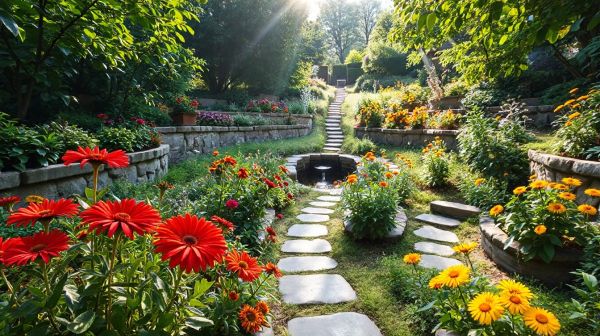 Aménagez un jardin en pente : 10 idées innovantes