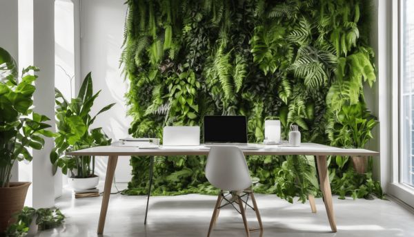 Comment la cloison végétale naturelle améliore votre espace de travail