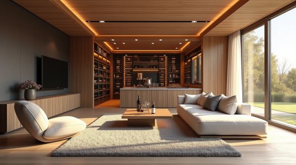 Gagner de la place avec une cave à vin intégrée
