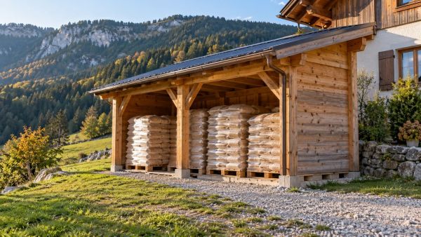 Guide pour choisir le meilleur abri pour granulés de bois