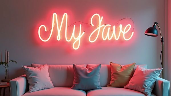 Maîtriser la décoration avec des néons lumineux et personnalisés