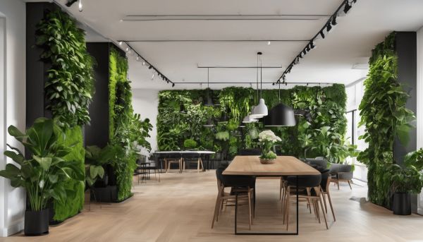 Optimiser votre espace avec une cloison végétale intérieure