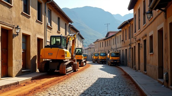 Comment les travaux publics transforment Saint-Michel-d'Euzet